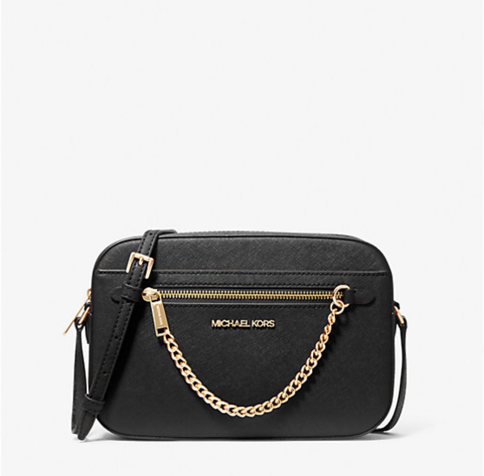 NWT Michael Kors Jet Set Leather Large Crossbody Bag