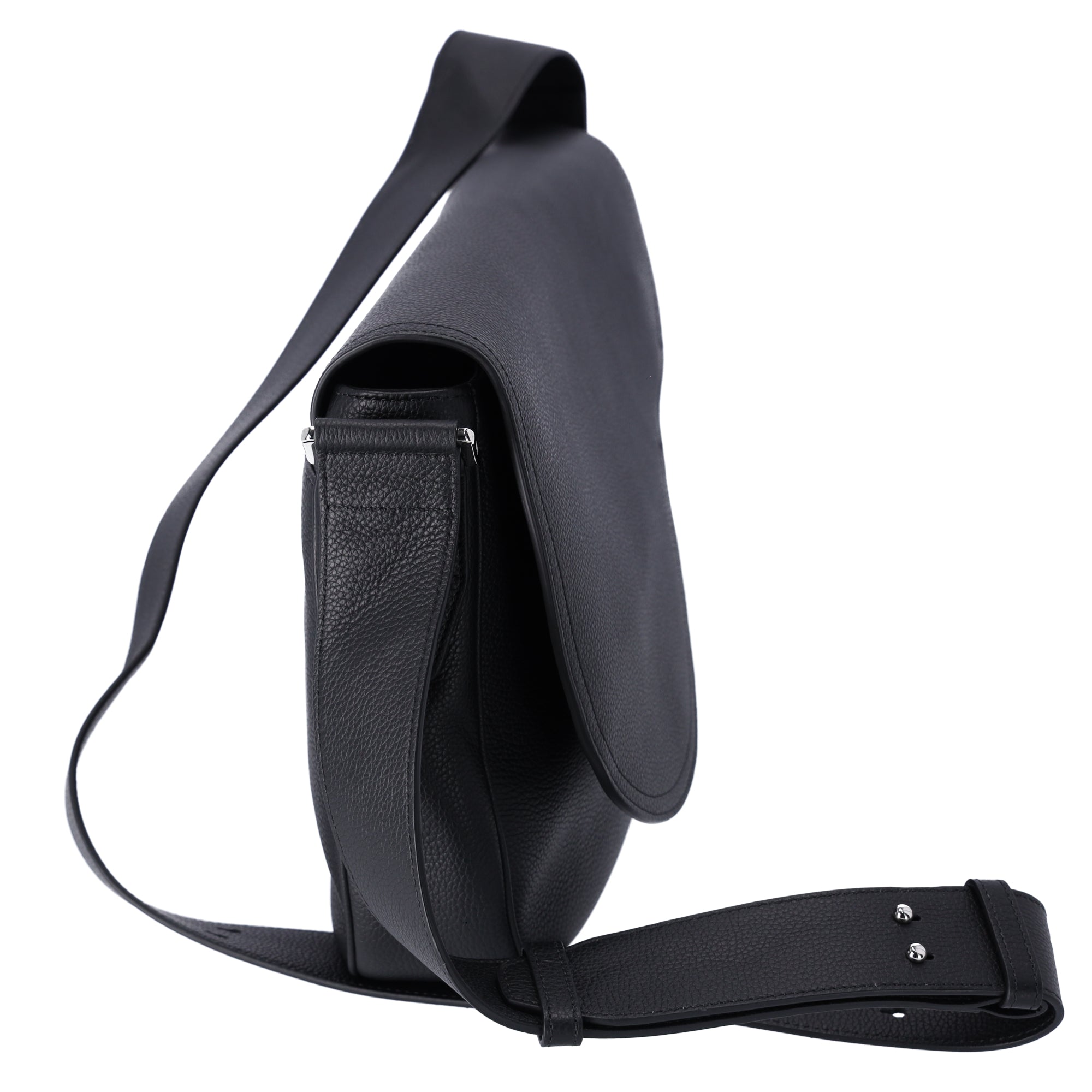 Christian Dior Saddle Messenger Bag Shoulder Bag 1ADME130YMJ Black Leather