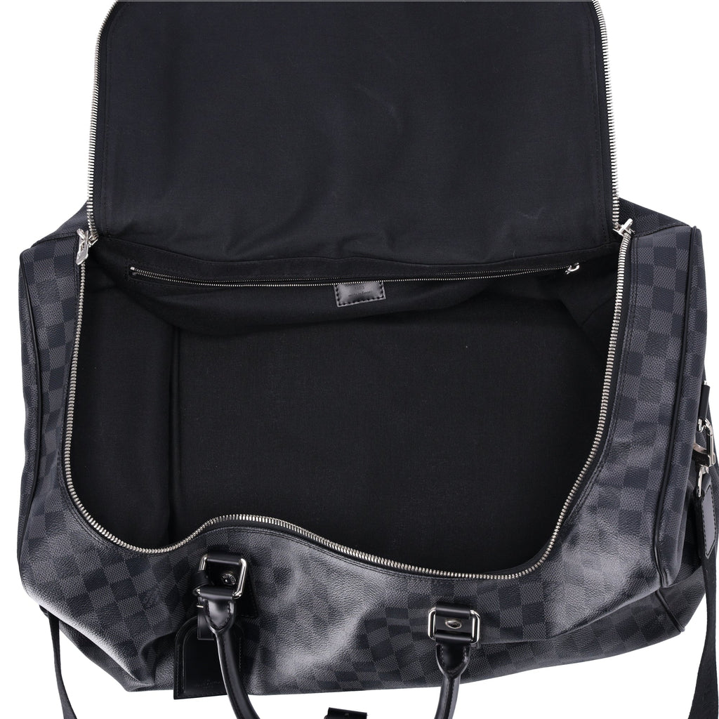 Louis Vuitton Roadster 50 Boston Bag N48189 Damier Graphite Black Canvas