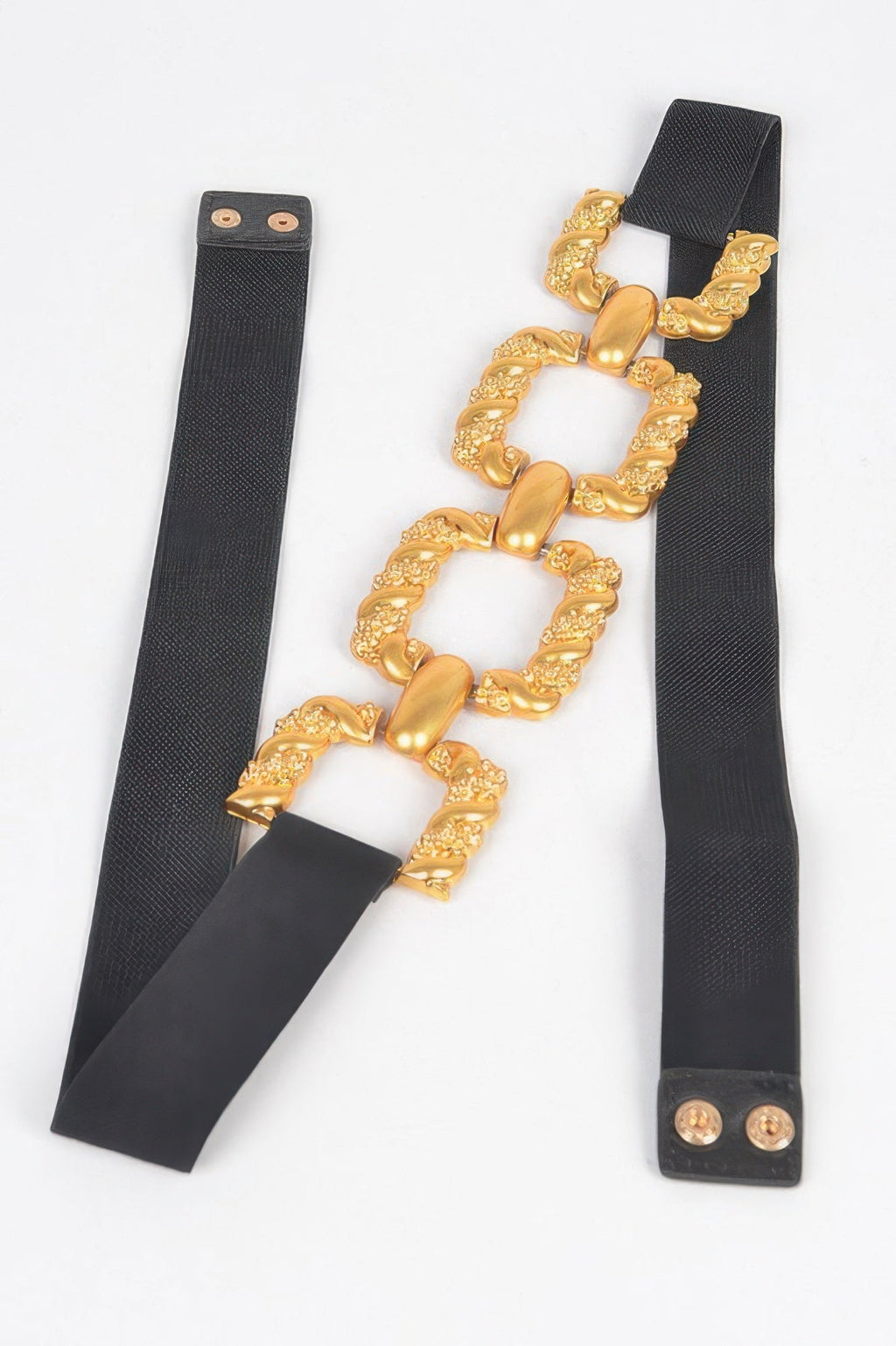 Multi Metal Buckle Elastic Plus Size Belt