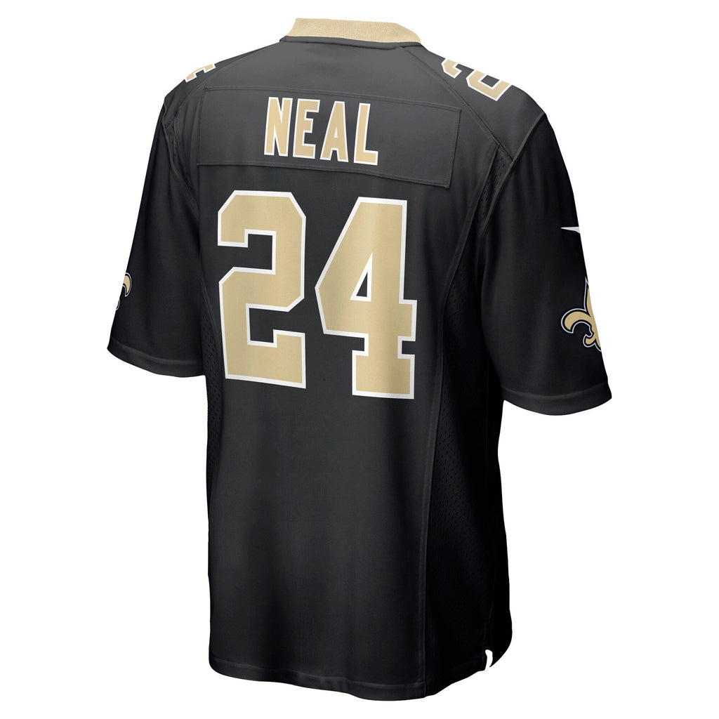 New Orleans Saints Devin Neal Black Team Game Jersey