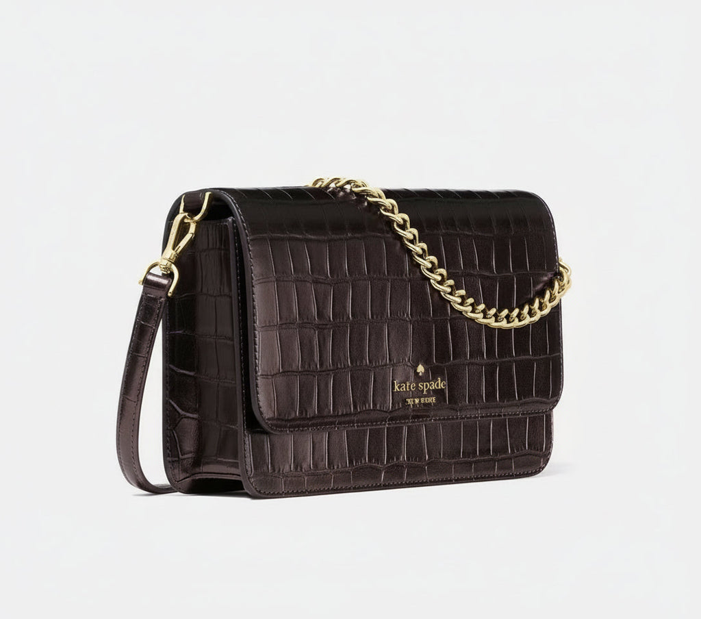 NWT Kate Spade Madison Croc
Embossed Willow Medium Convertible
Crossbody