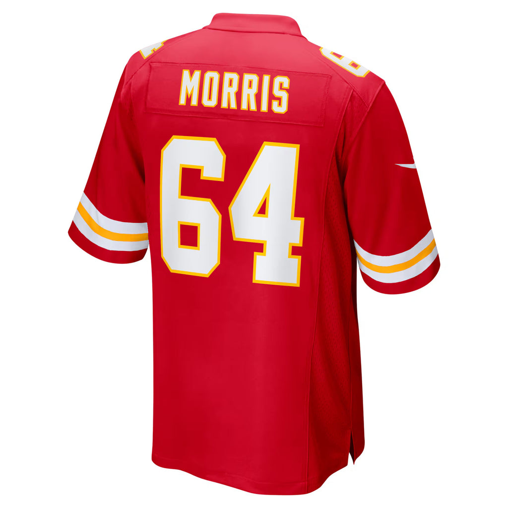 Kansas City Chiefs Wanya Morris Red Game Jersey