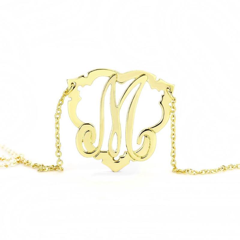 Flash Gold Brass Necklace with No Stone