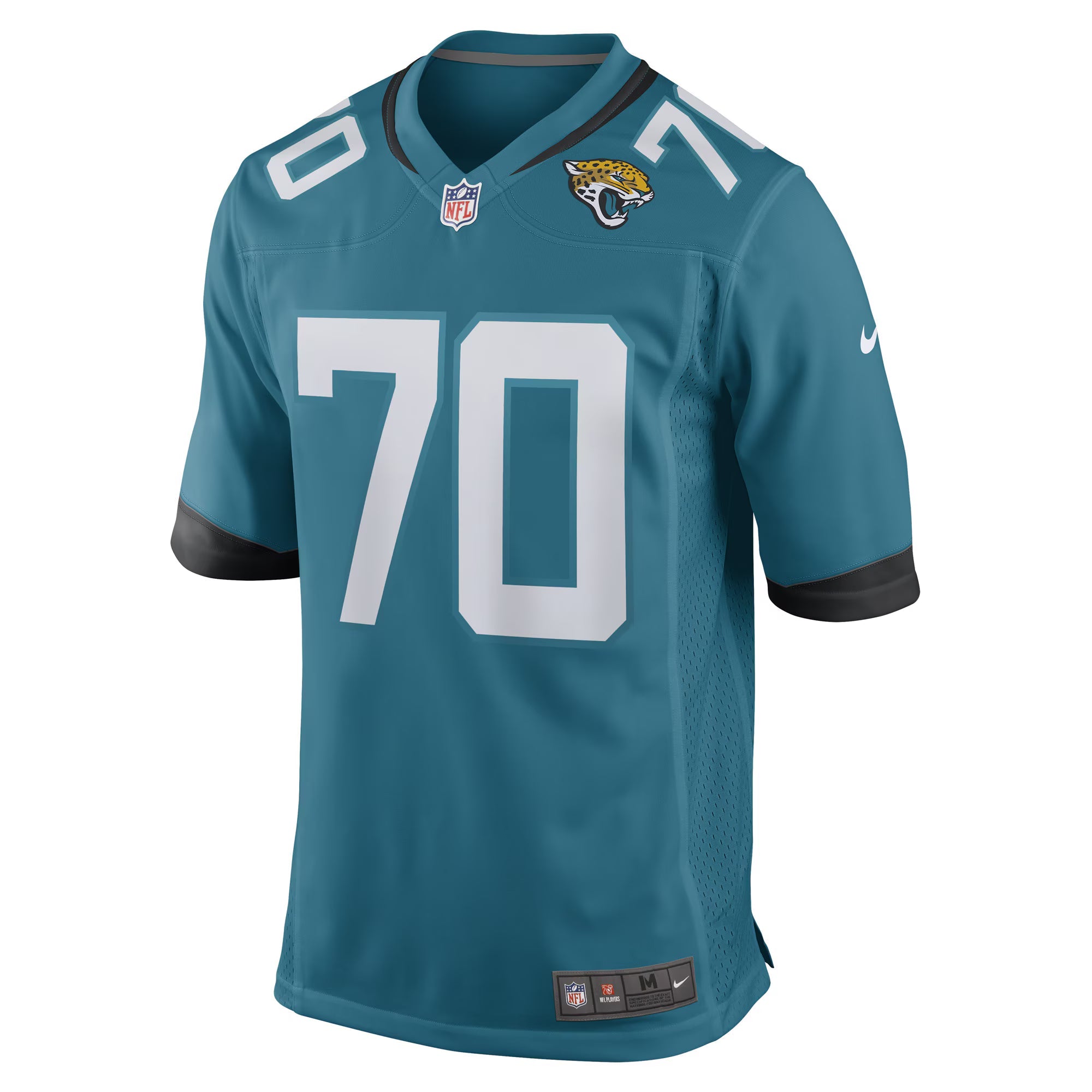 Jacksonville Jaguars Cole Van Lanen Teal Game Player Jersey