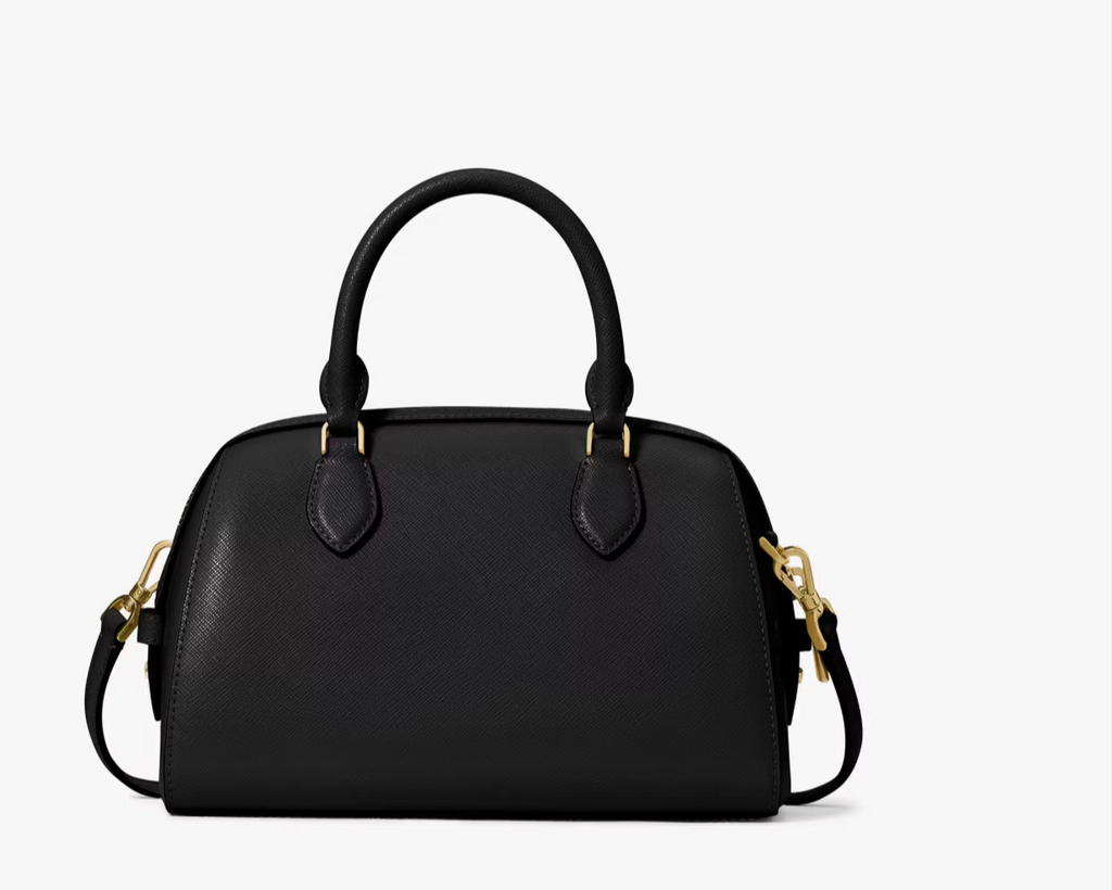 NWT Kate Spade Leather Madison Small Dolly Duffle Crossbody Bag In Black