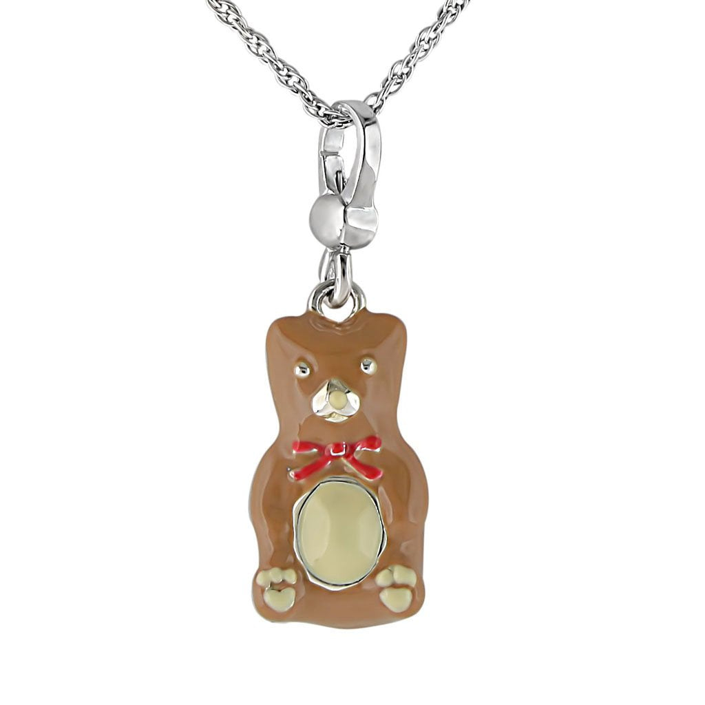 Silver 925 Sterling Silver Chain Pendant with No Stone
