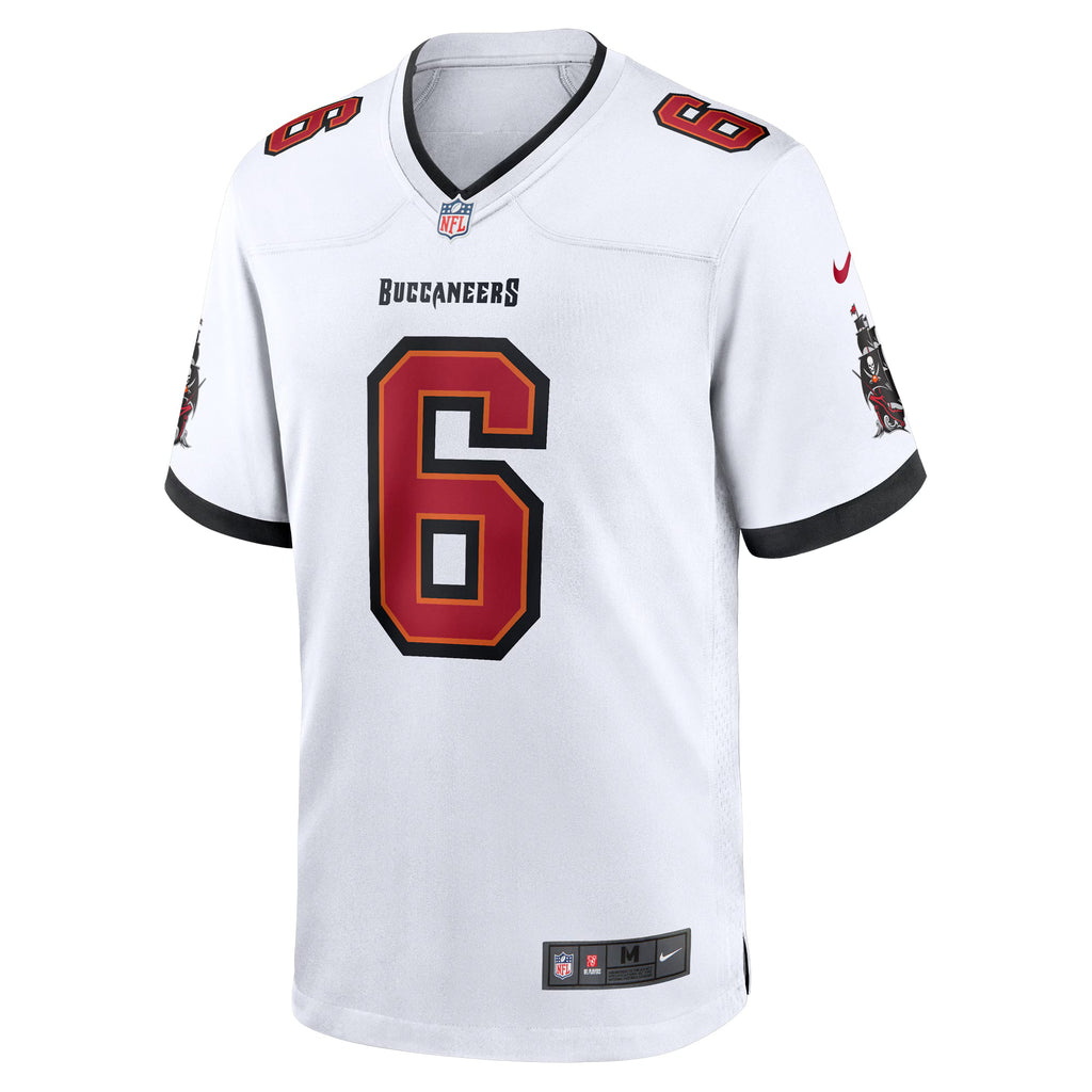 Tampa Bay Buccaneers Baker Mayfield White Away Game Jersey