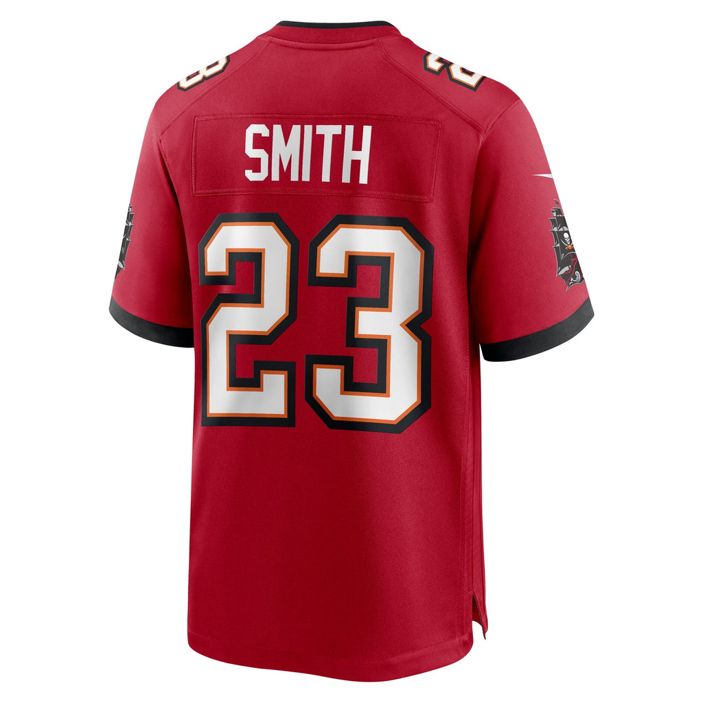 Tampa Bay Buccaneers Tykee Smith Red Game Jersey
