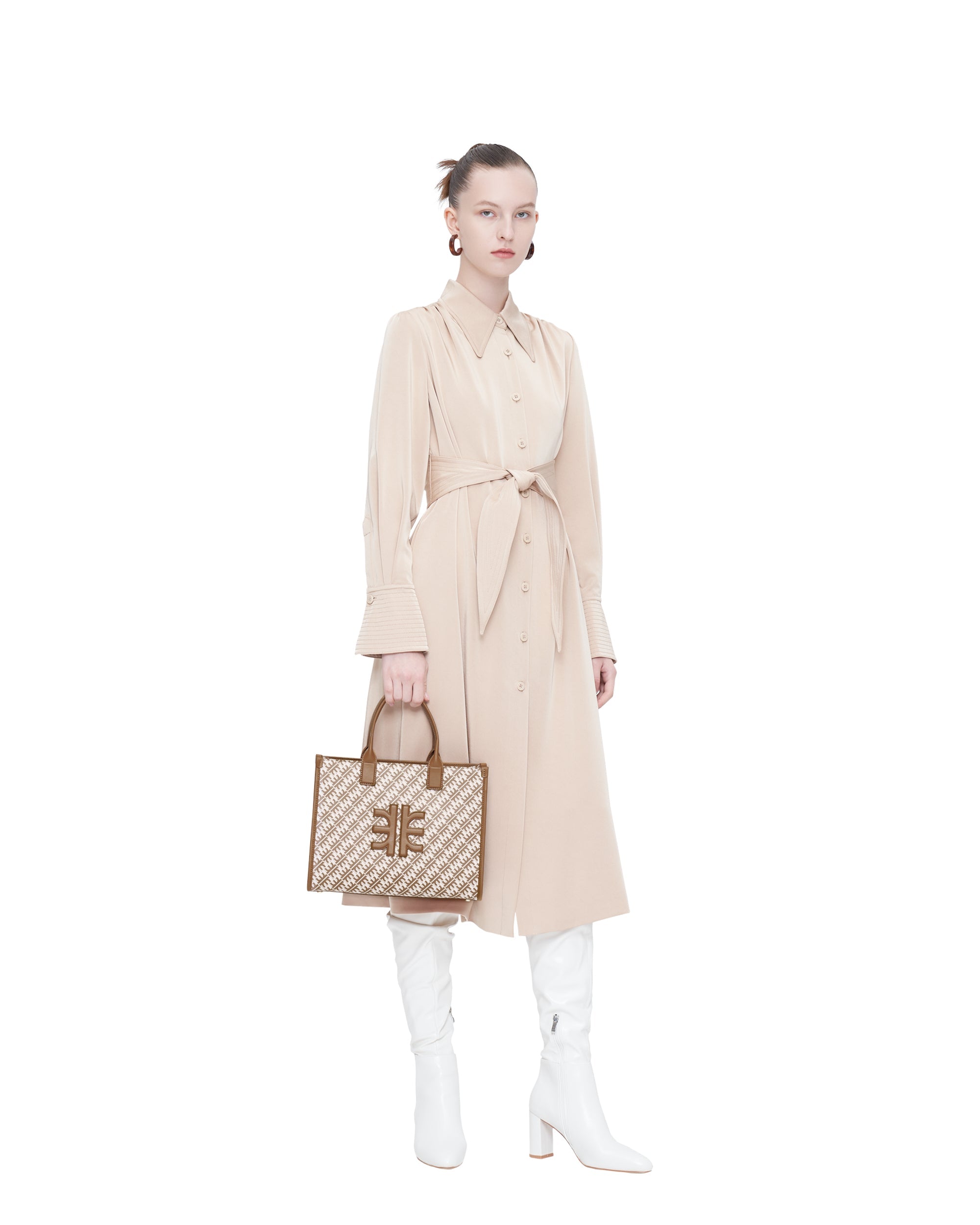 FEI Medium Tote Bag - Brown