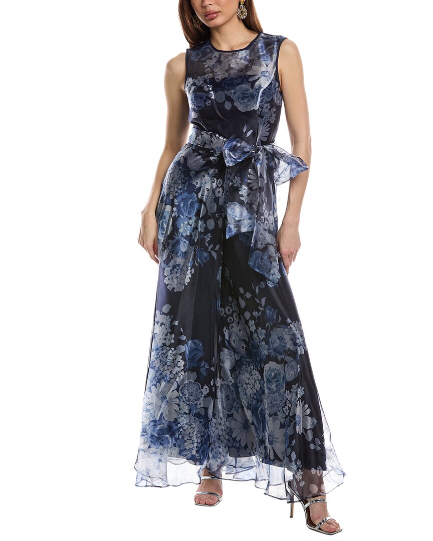 Eliza J Organza Wide Leg Jumpsuit